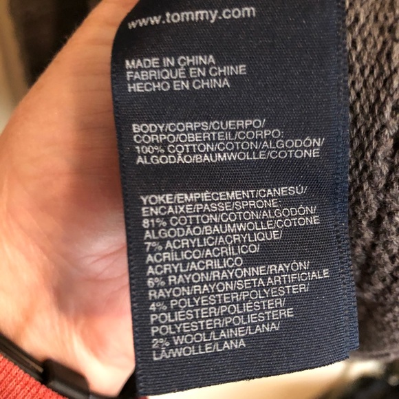 Tommy Hilfiger grey isle sweater - Picture 4 of 5